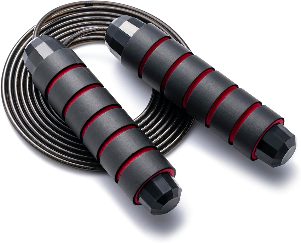 Adjustable Speed Jump Rope – Tangle-Free, Ball Bearings for Men, Women & Kids